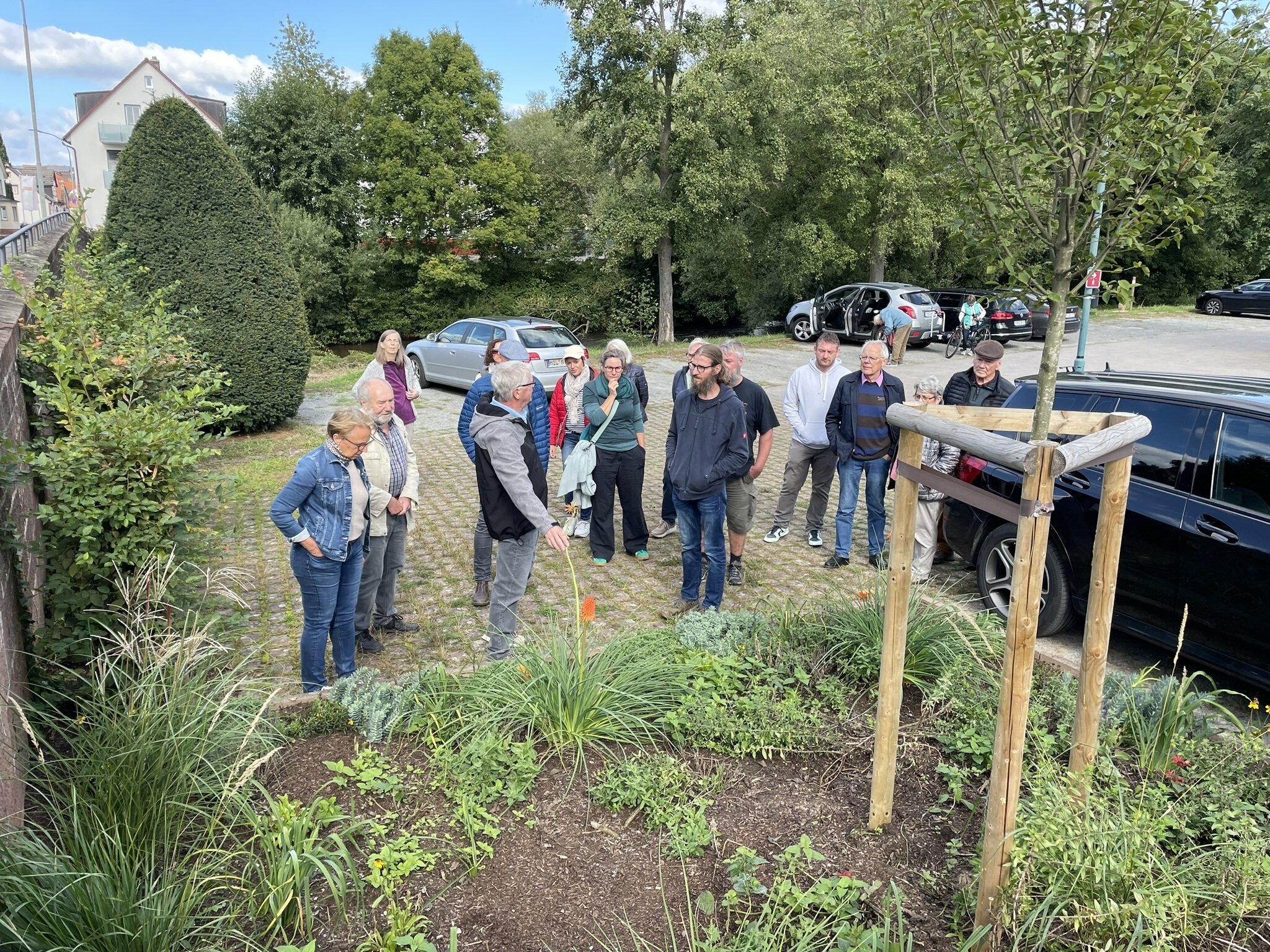 Ortsrundgang mit dem Obst- und Gartenbauverein Bürgstadt 